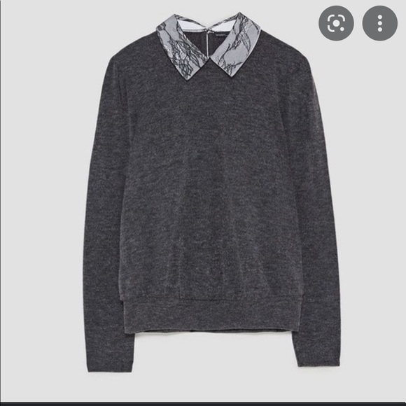 Zara lace collared sweater - Picture 7 of 7